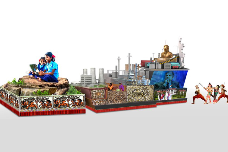 Republic Day Jharkhand Tableau
