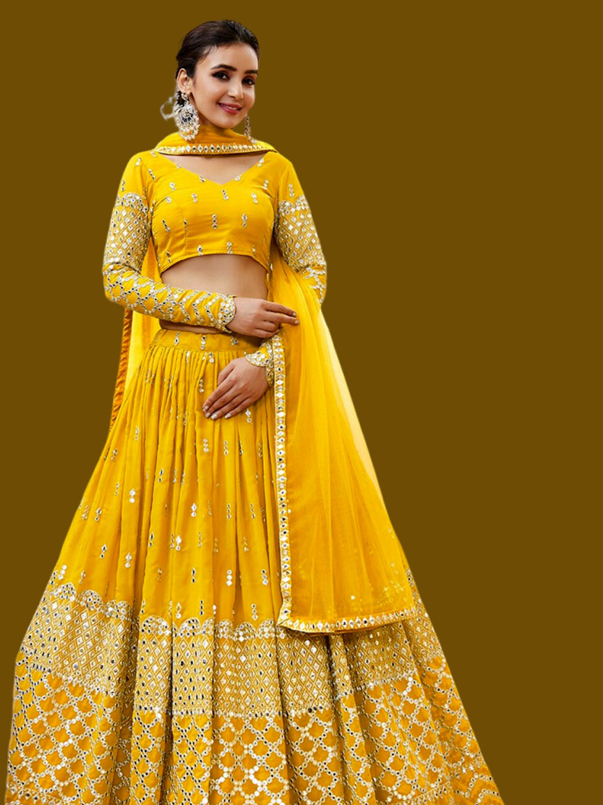 lehenga choli latest designs for wedding ceremony (3)