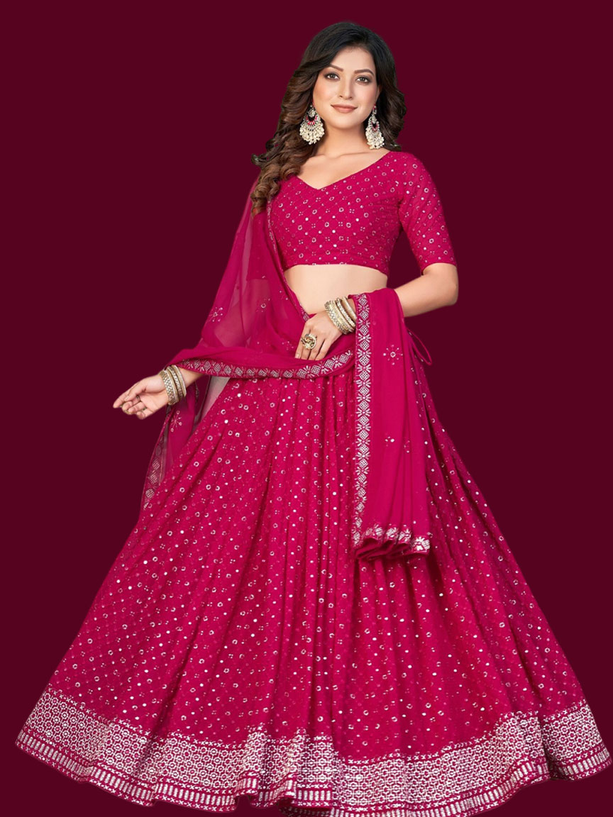 lehenga choli latest designs for wedding ceremony