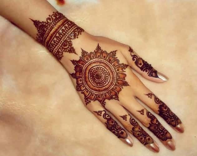 mehndi design simple
