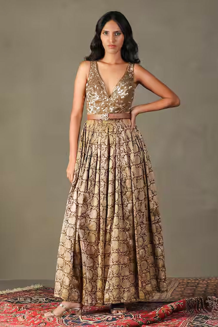 Sequin work jumpsuit