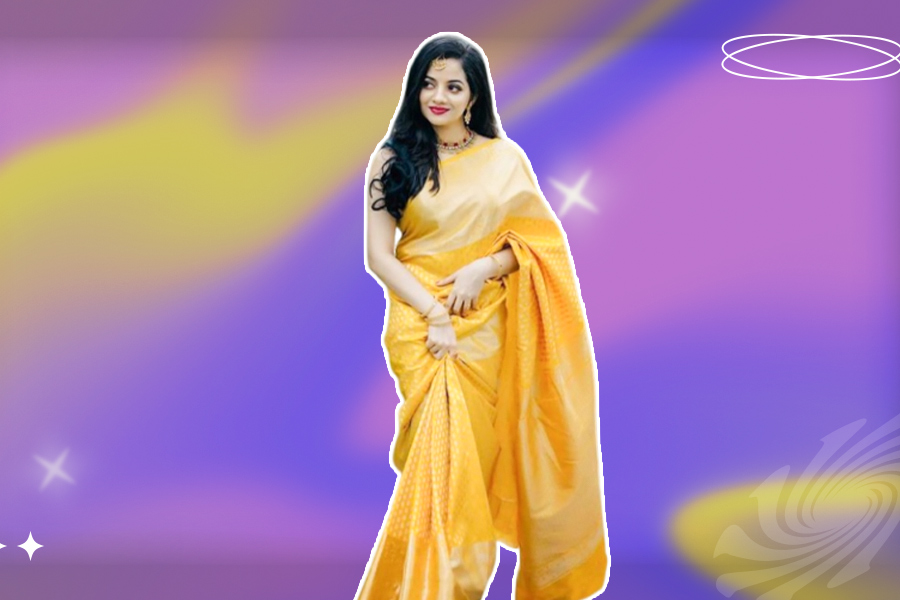 saree designs for perfect south indian look on pongal festival (5)