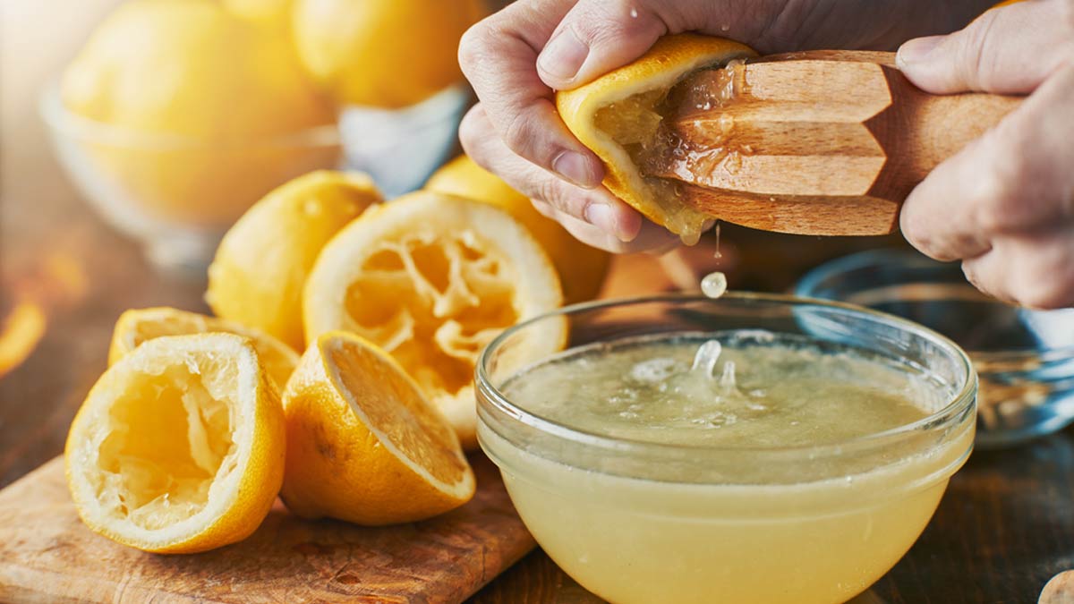 how to use lemon juice