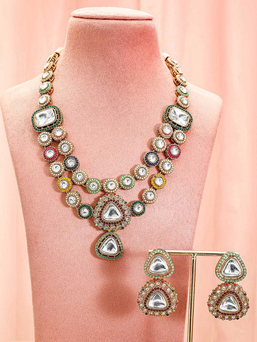 multicolour stone jewellery