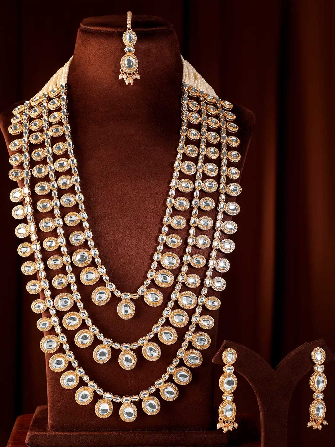 stone work necklace set (2)