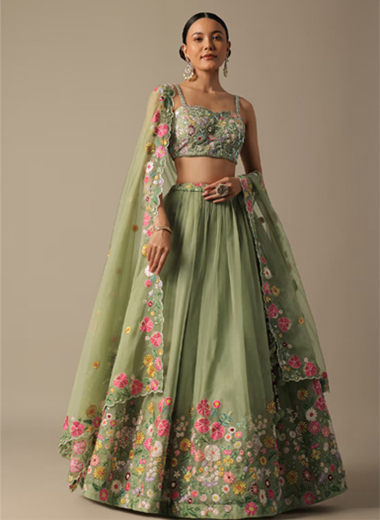 floral lehenga latest designs (2)