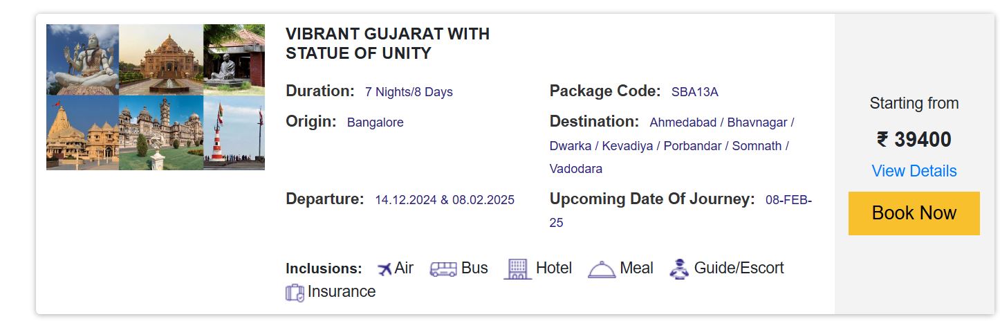 sri kukke subrahmanya to somnath top 3 irctc temples tour packages from bengaluru1