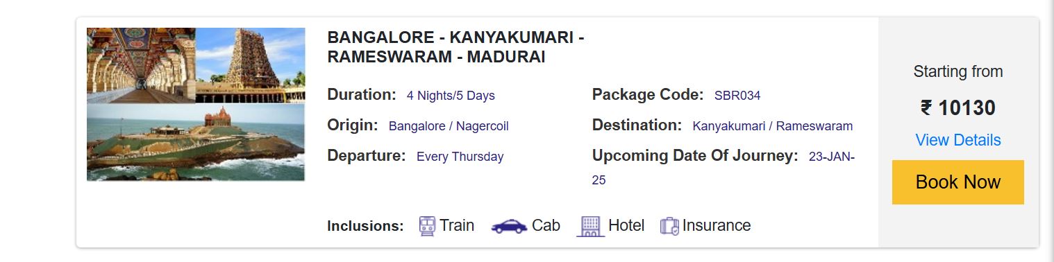 sri kukke subrahmanya to somnath top 3 irctc temples tour packages from bengaluru2