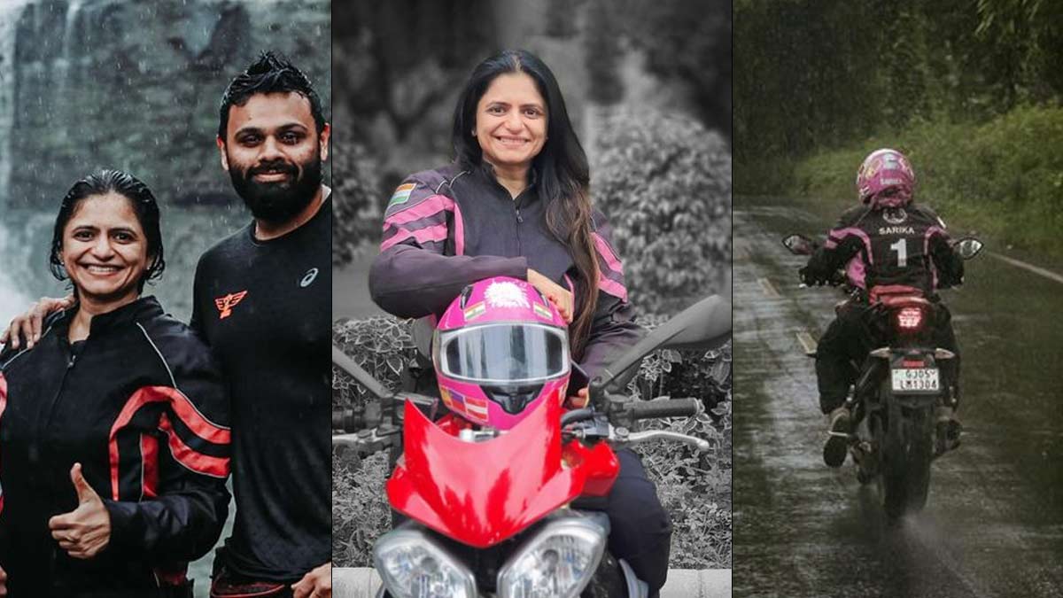 women biker Sarika Mehta