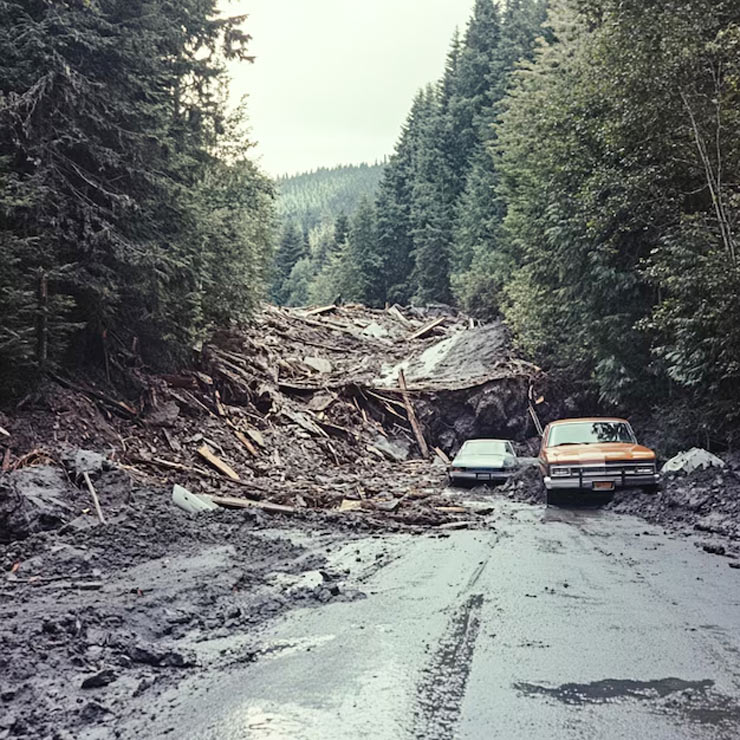 how to claim insurance for car damaged in landslide