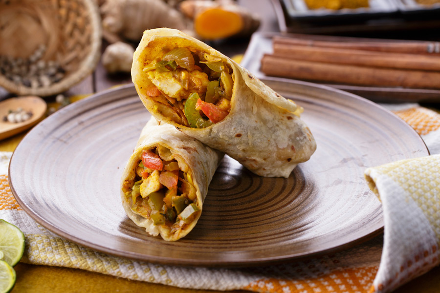 paneer wrap