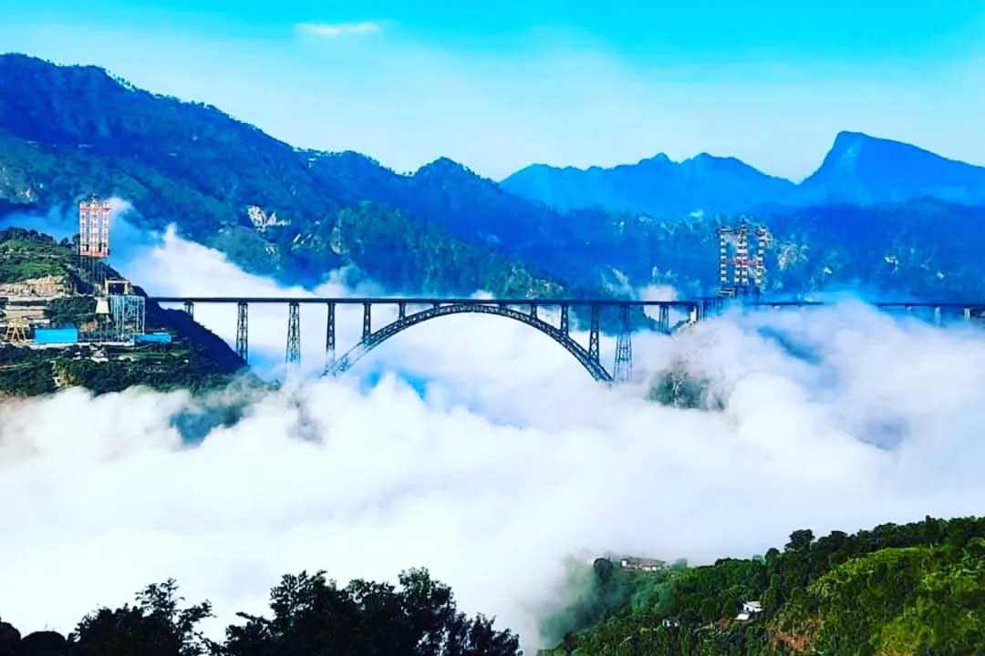 Chenab Rail Bridge For Travel