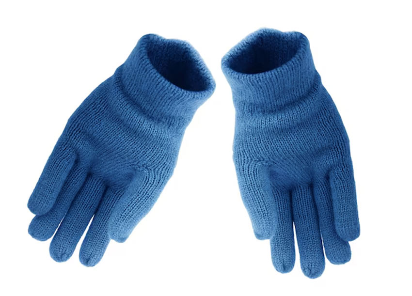 how to clean gloves with newpaper