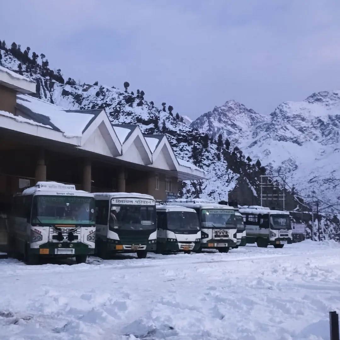 Snowfall In Keylong