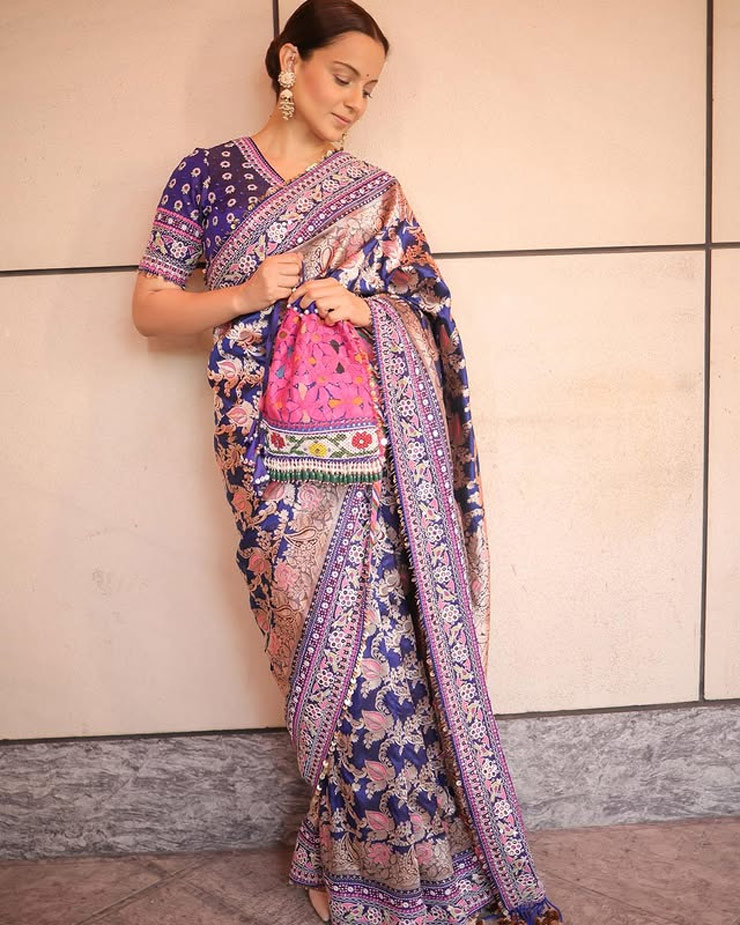 kangna ranaut bnarasi saree