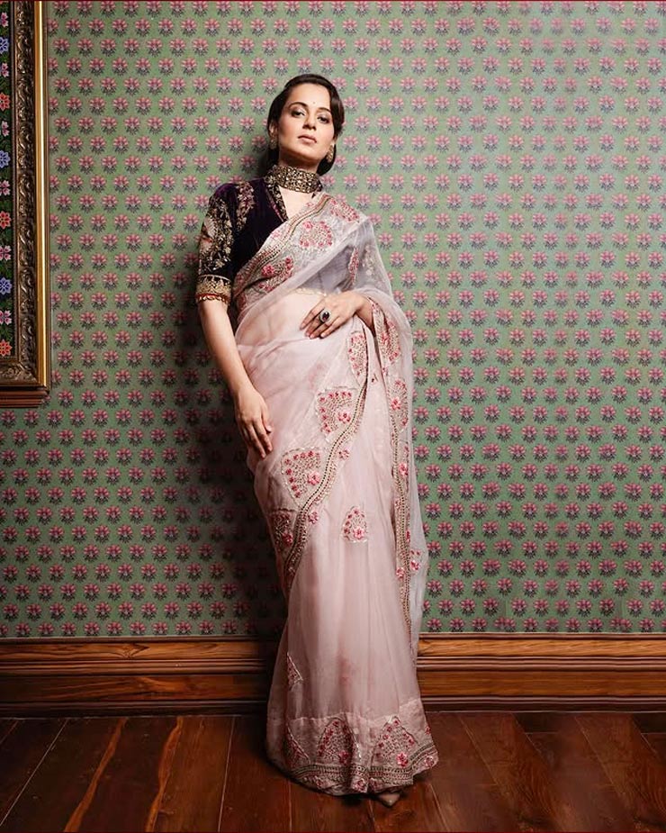 kangna ranaut net saree