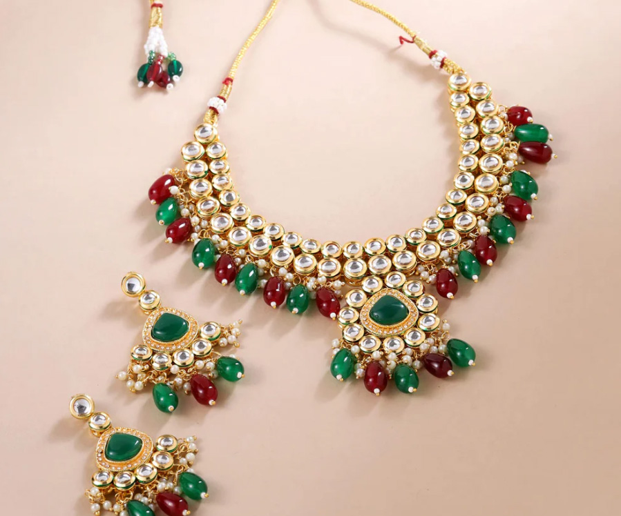 kundan work jewellery