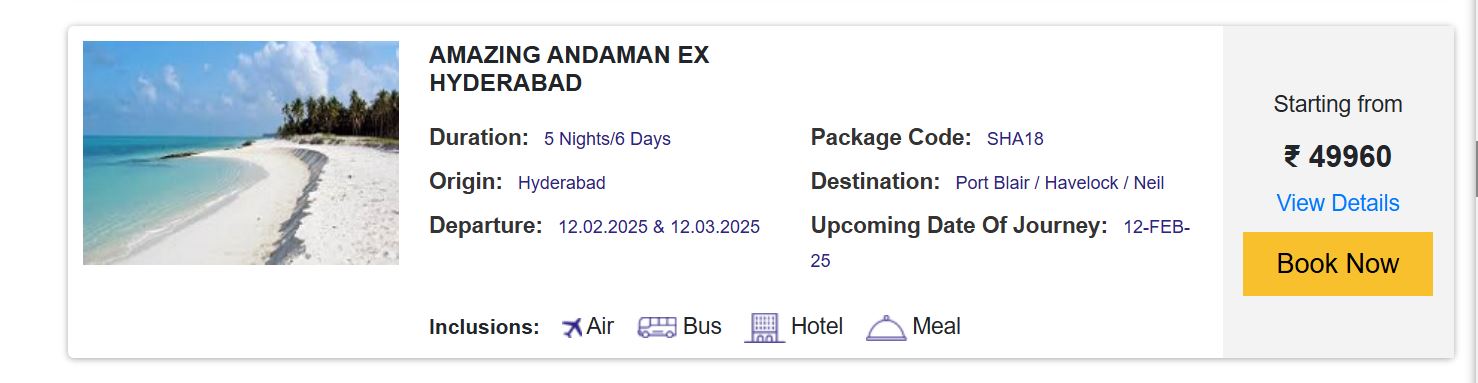 port blair and havelock tour package starting date budget and all details1