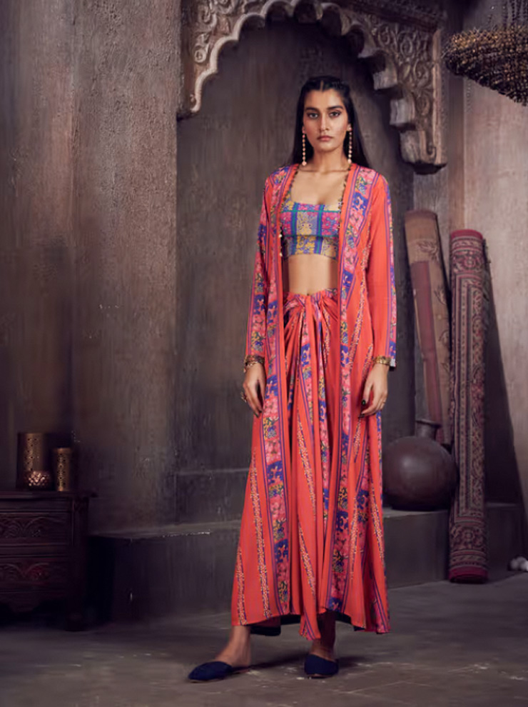 cape top and skirt latest designs (3)