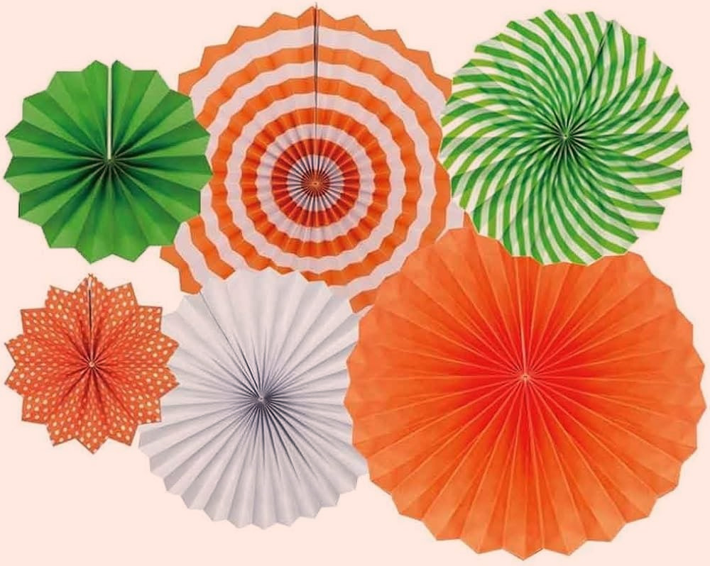 paper frills tri colour
