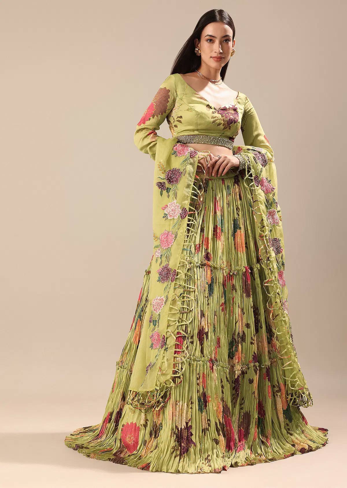 printed lehenga designs