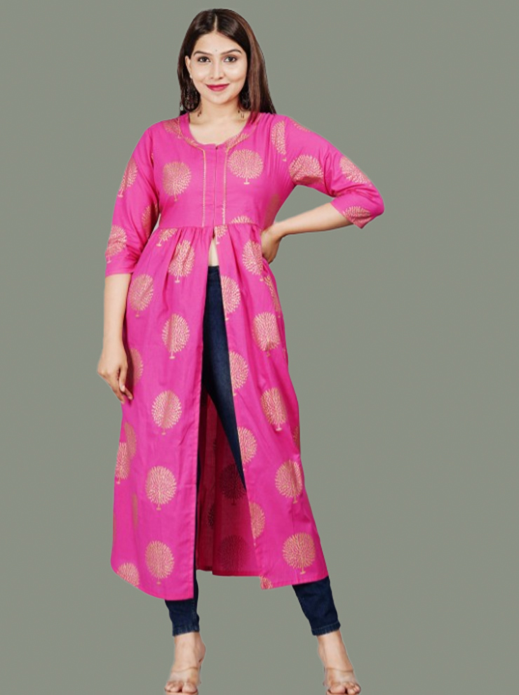 slit cut kurti designs (2)