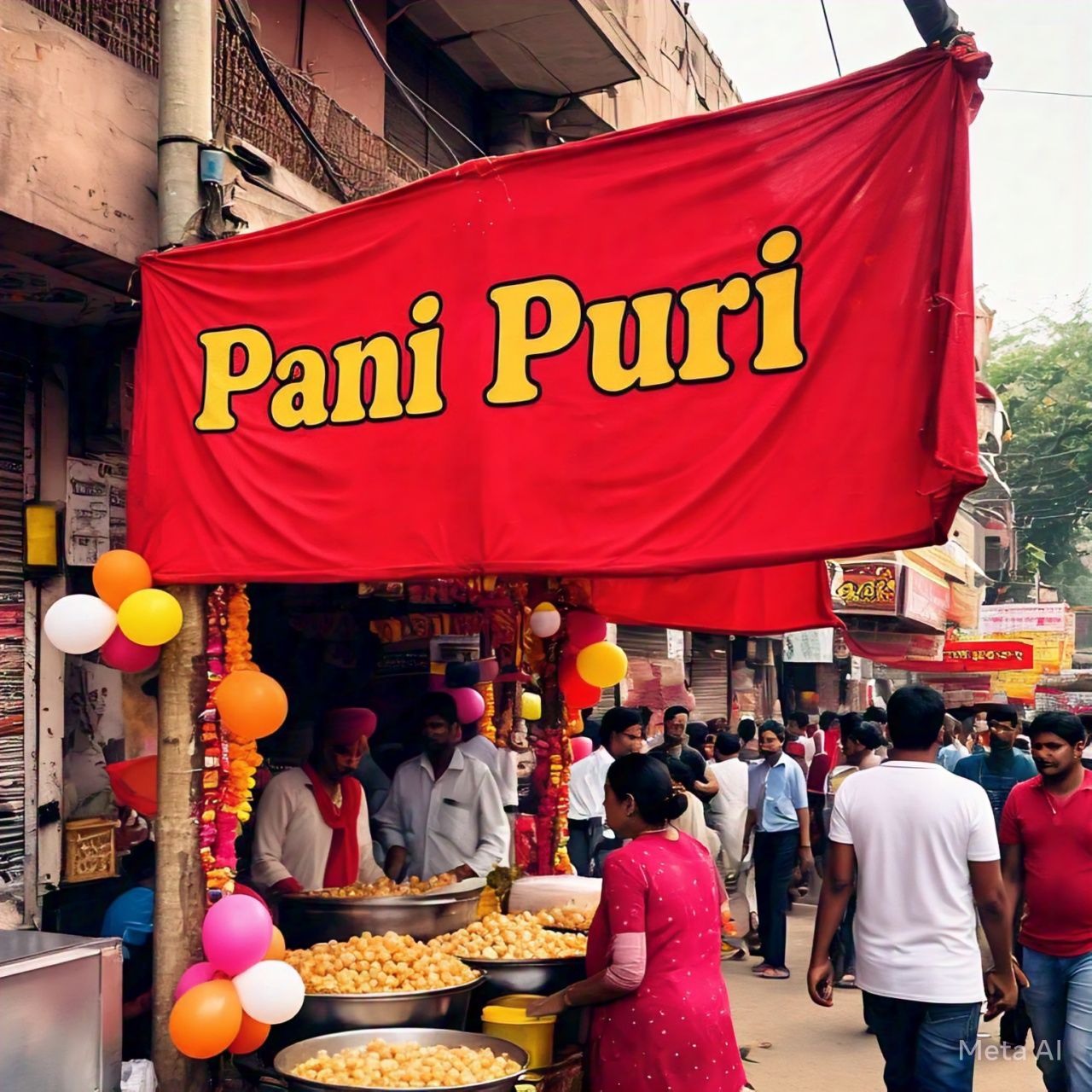 why red cloth on food stalls