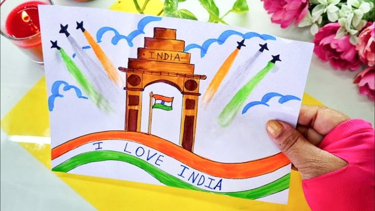 Drawing for republic day
