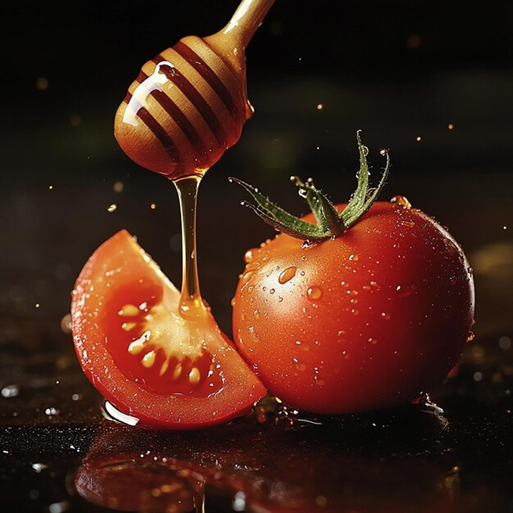 Honey and tomato