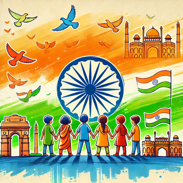 Parade theme drawing