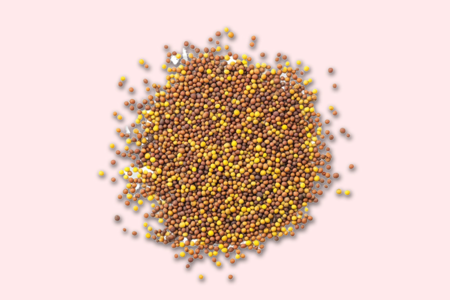 Mustard seeds calcium content