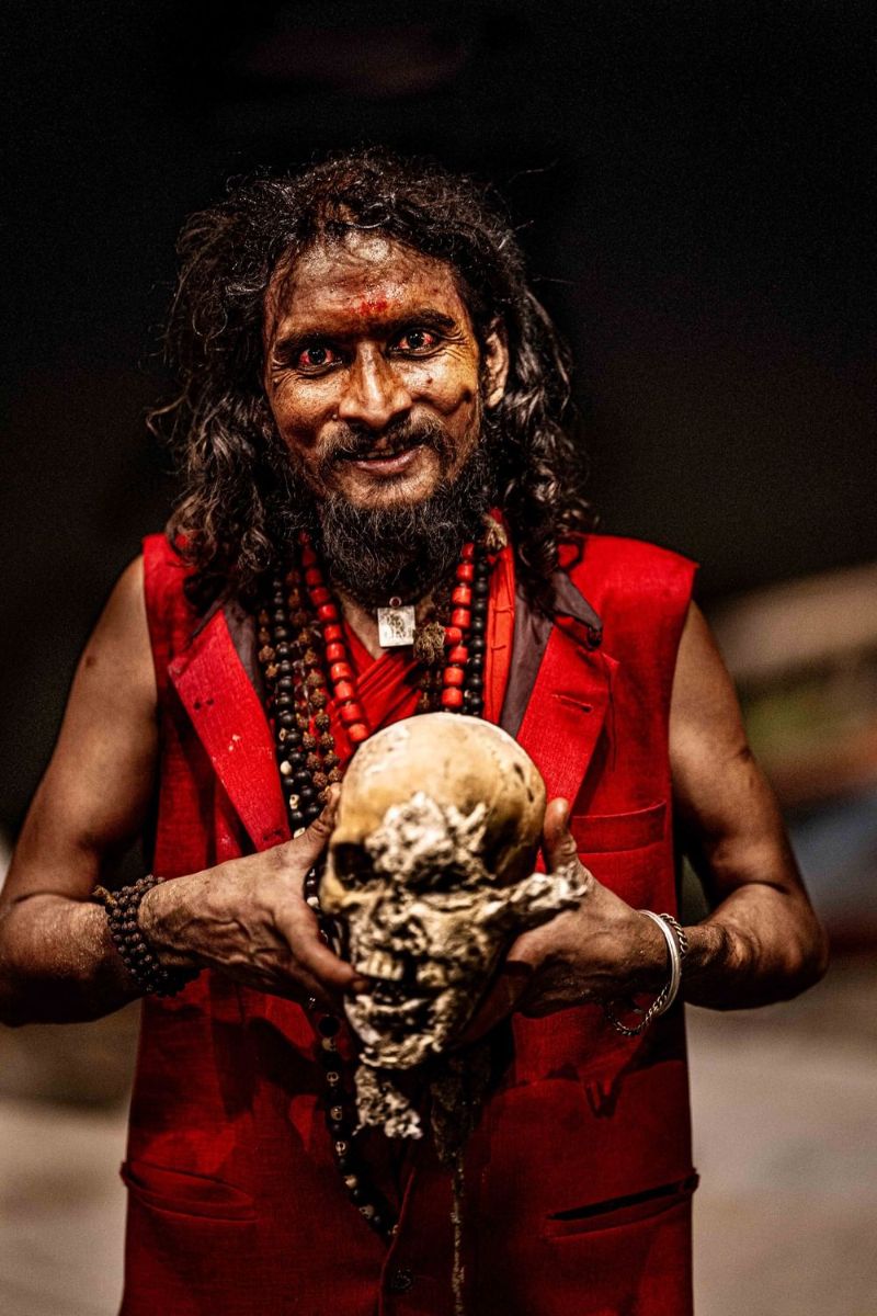 Aghori sadhu
