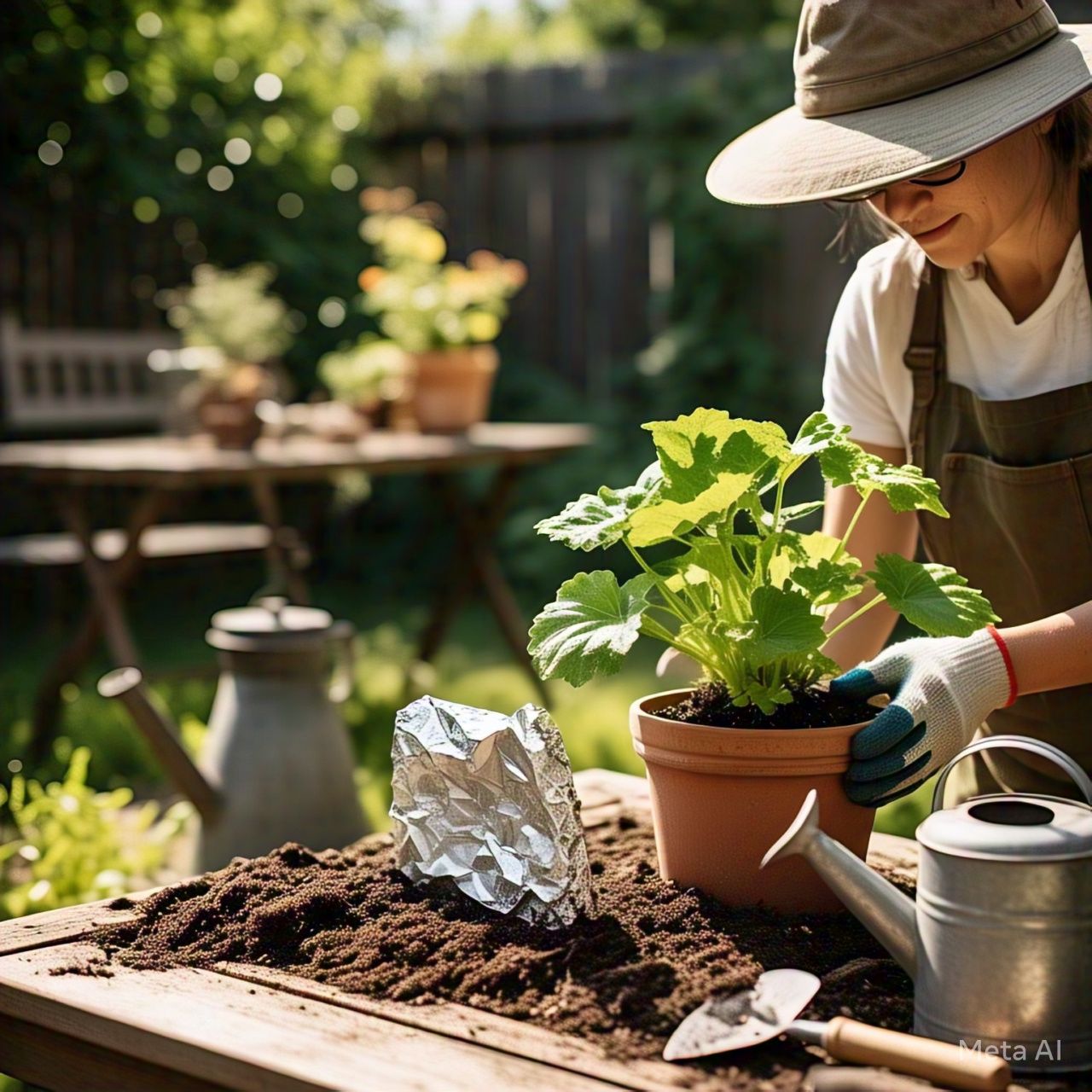 aluminum foil benefits for plants