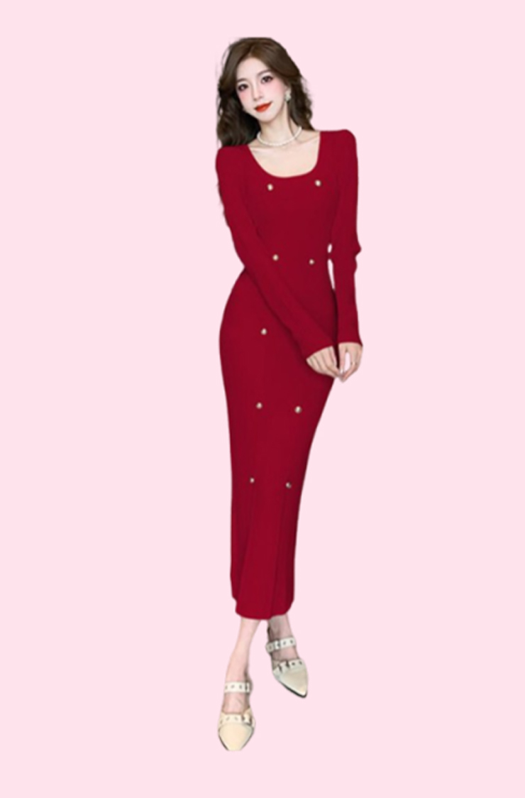 bodycon long dress (2)