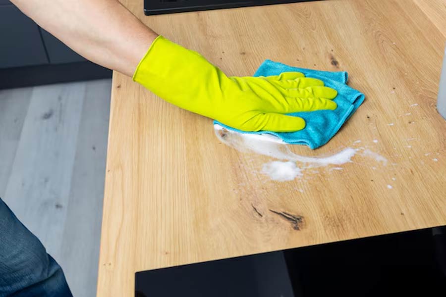how to remove stains from table
