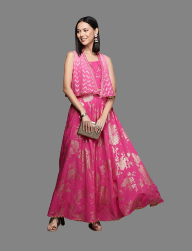 lehenga with shrug (3)