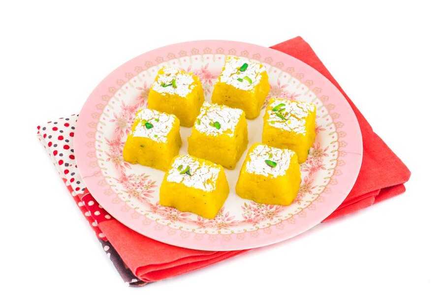 nariyal burfi recipe