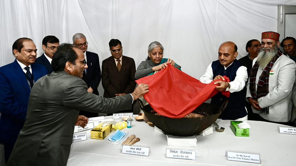 Halwa Ceremony of Indian budget