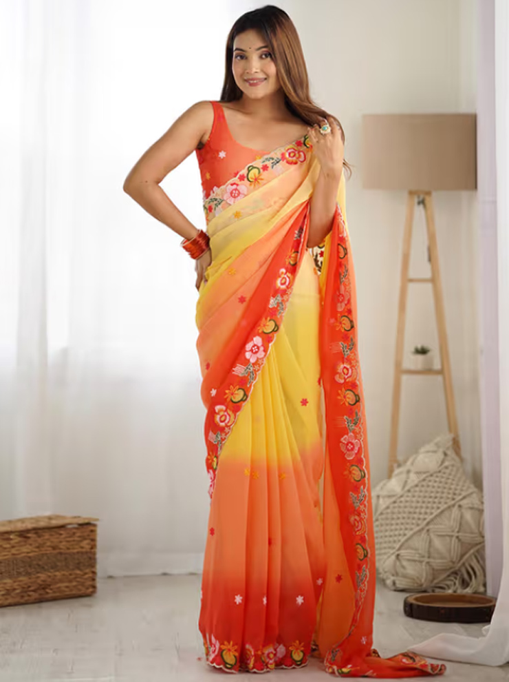 bright colour saree designs (3)