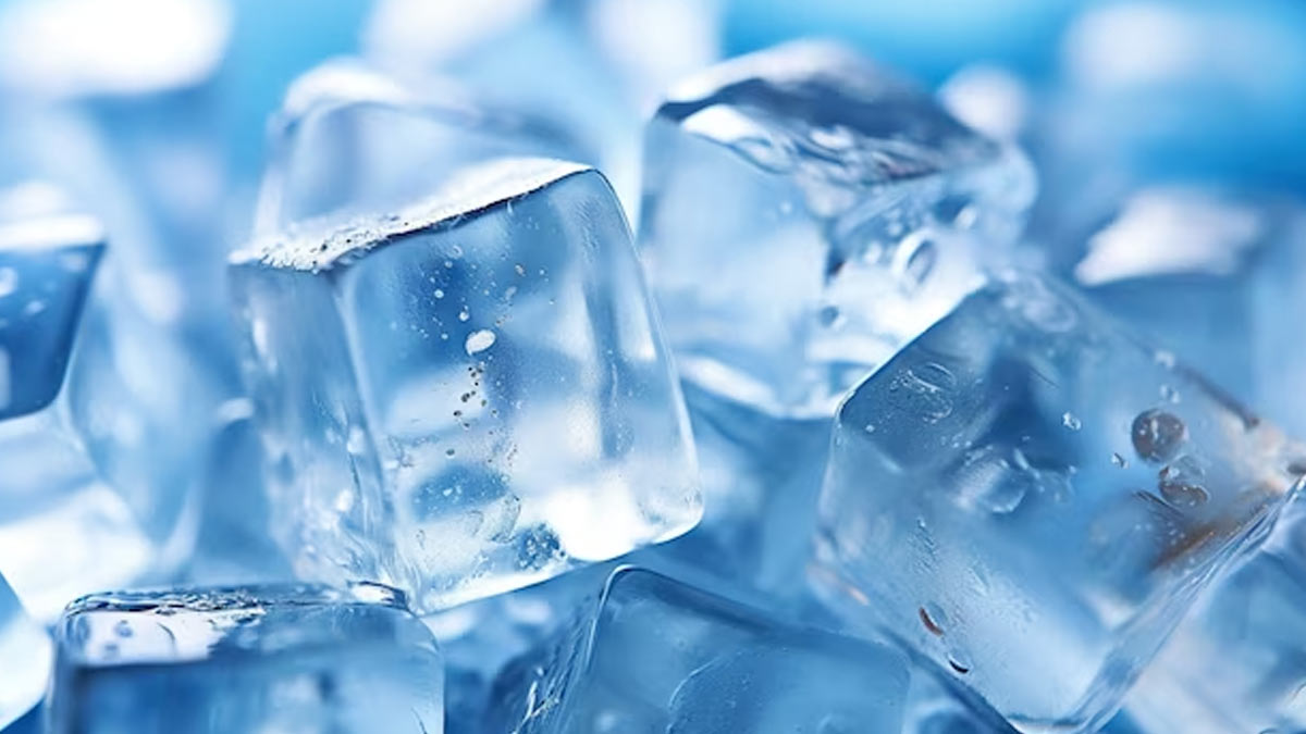 ice cubes will be useful