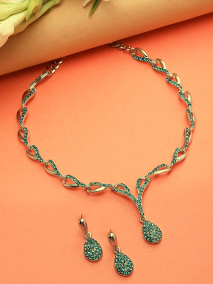 neck piece and earrings designs (2)