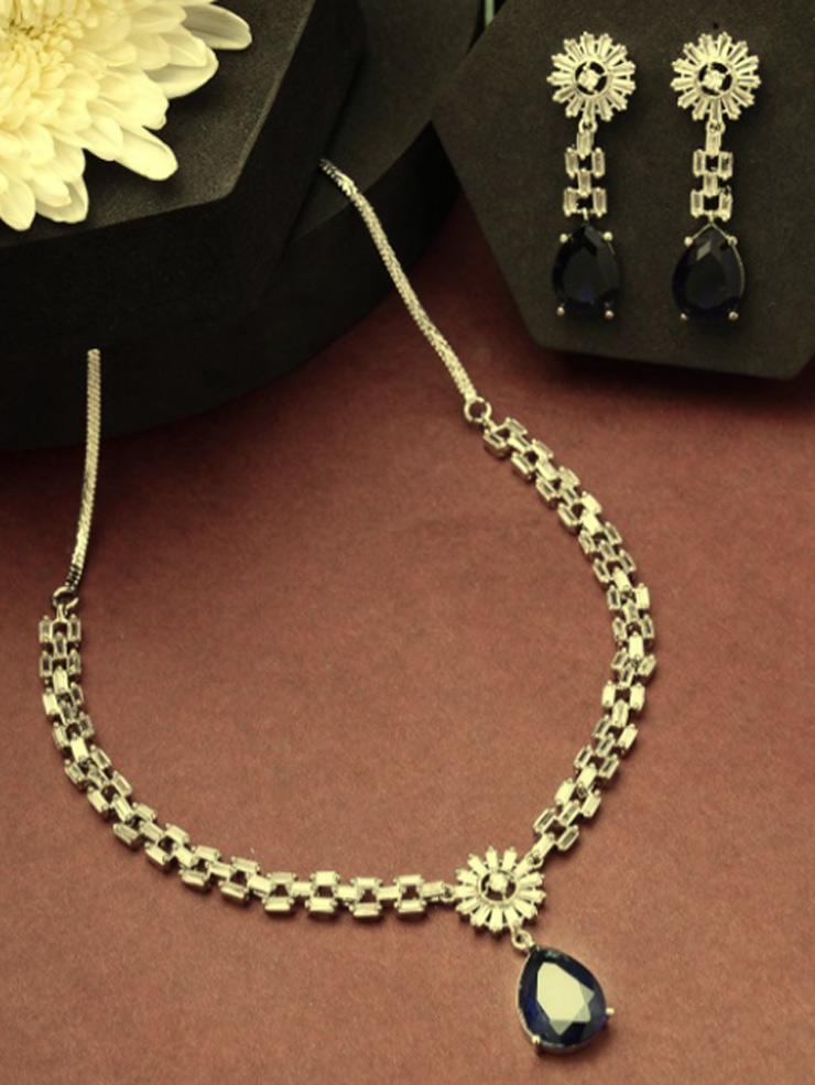 neck piece and earrings designs (4)