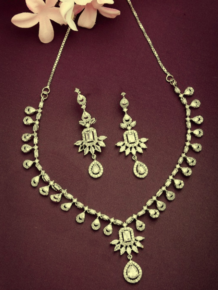 neck piece and earrings designs (6)