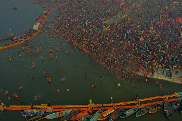 shortest routes to reach mahakumbh sangam ghat