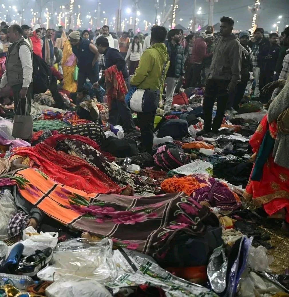 Prayagraj Stampede 2025 Image