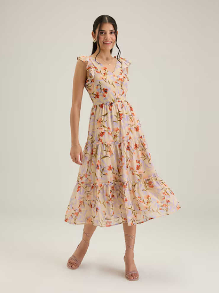 floral print midi dress designs (2)