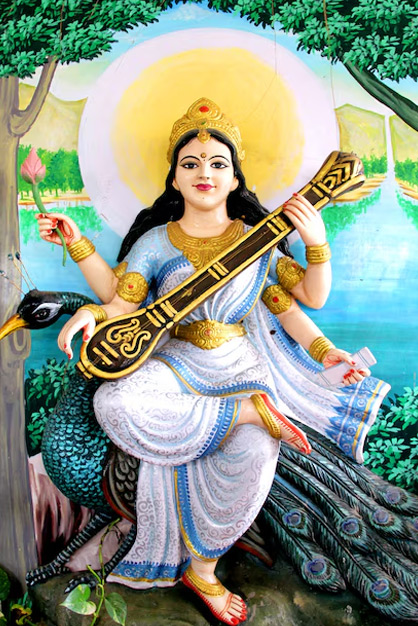 Saraswati Puja Wishes in Hindi