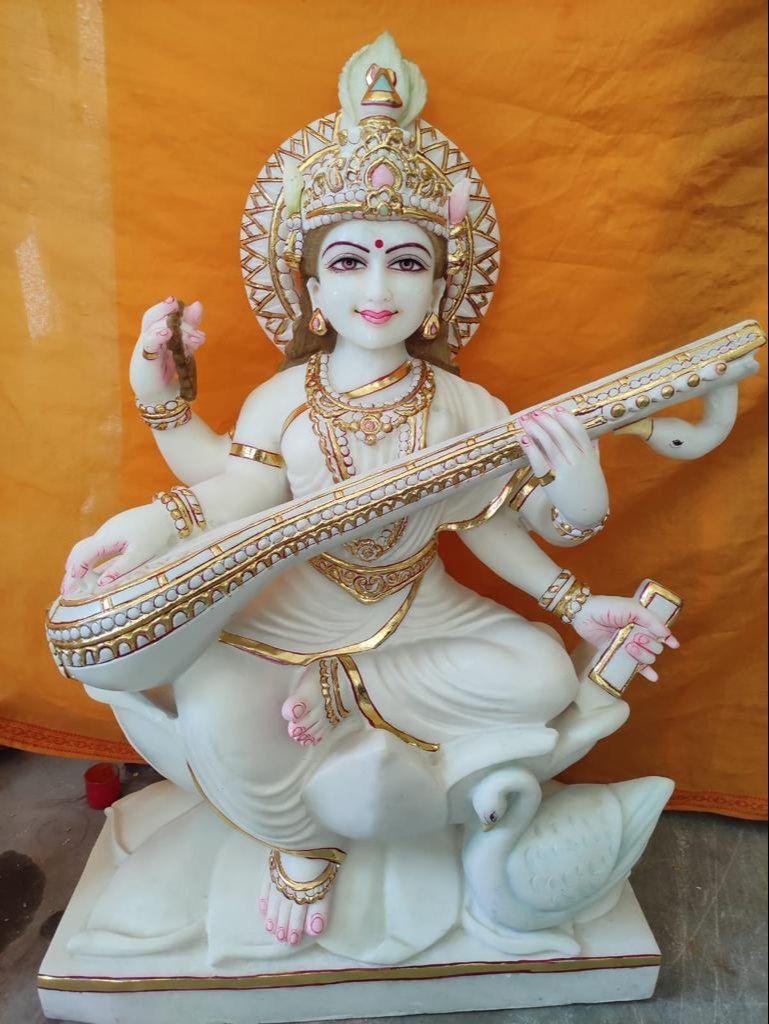 idols-saraswati-maa-marble-statue