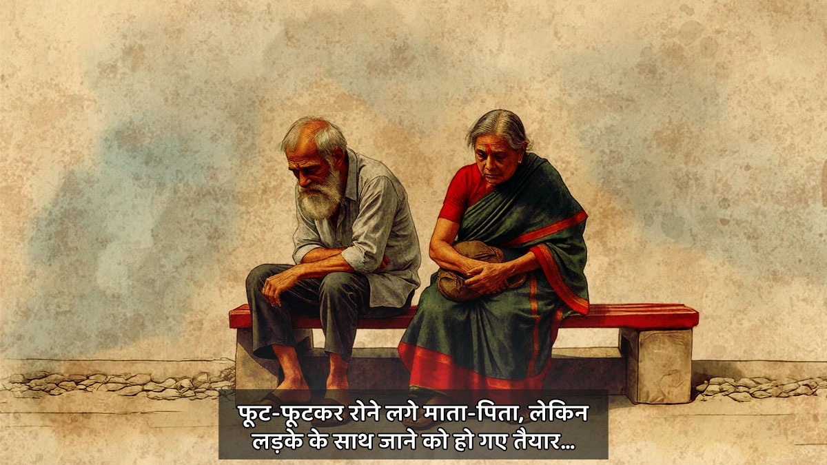 maha kumbh heartbreaking sad story how a boy left his old parents alone12