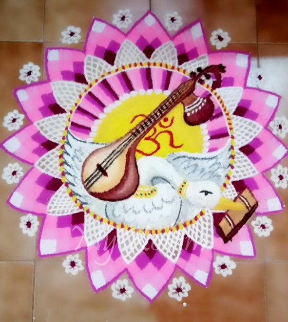 Veena rangoli